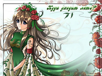 Flower Power, girls, anime HD wallpaper