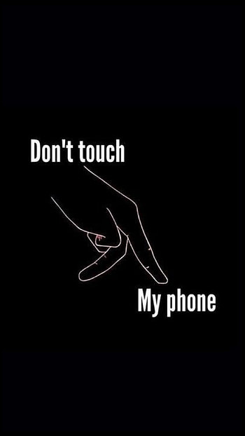 Dont Touch My Live, Finger Touch HD phone wallpaper
