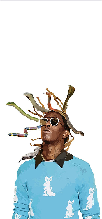Young Thug, Sensual , Artistic creation, Alluring aesthetics HD phone wallpaper