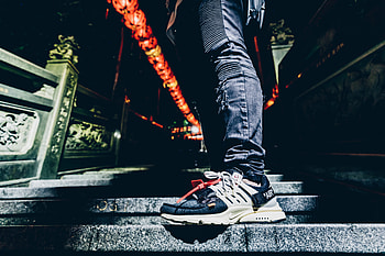 Miscellanea, Miscellaneous, Sneakers, Ladder, Stairs, Jeans, Leg, Sneaker HD wallpaper