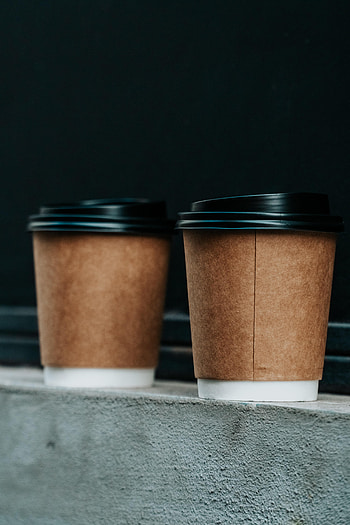 Cups, Coffee, Miscellanea, Miscellaneous, Brown, Paper, Drink, Beverage HD phone wallpaper