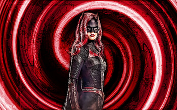Batwoman, red grunge background, Fortnite, vortex, Fortnite characters, Batwoman Skin, Fortnite Battle Royale, Batwoman Fortnite HD wallpaper