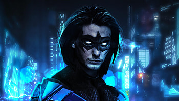 Night Wing , nightwing, superheroes, artist, artwork, digital-art HD wallpaper