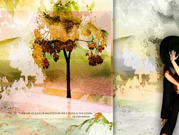 Time to think, thoughts, hat, person, tree HD wallpaper