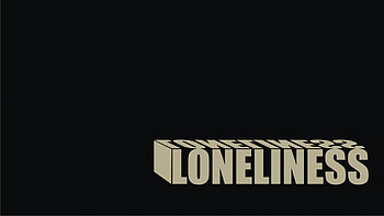 Preview black, solitude, loneliness, sign HD wallpaper
