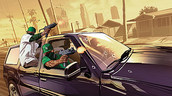 grand theft auto v, gta5, grove street, los santos HD wallpaper