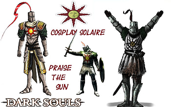 Dark Souls II Cosplay Solaire | Praise the sun \O/ Montaje con binoculares - YouTube HD wallpaper