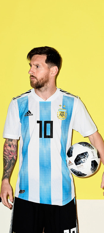 Messi Argentina, sports uniform, ball, soccer, legend, argentine, superstar, football, messi10, , sport HD phone wallpaper