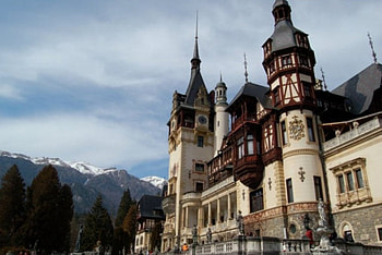 Peles Castle, sinaia, romania, landscape, peles, castle HD wallpaper