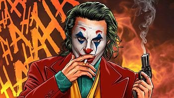 Joker Smoker Gentlemen , joker, superheroes, artwork HD wallpaper