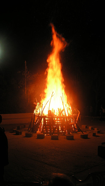 Bonfire, Bonfire campfire HD phone wallpaper