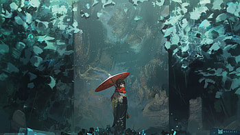 Quite Path , anime-girl, anime, artist, artwork, digital-art, deviantart HD wallpaper