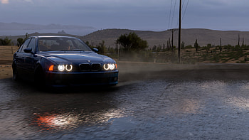 Forza Horizon BMW M5, BMW, Forza Horizon, vehicle, Drifting, video game, Forza Horizon 5 HD wallpaper