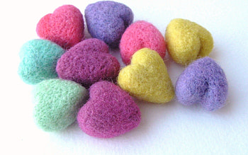 Hearts, Love, Multicolored, Motley, Form, Thread, Balls, Tangles HD wallpaper