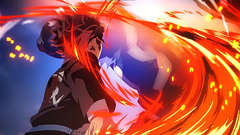 Demon Slayer : Anime’s Fiery Kimetsu no Yaiba Action Scene, Anime, Demon Slayer: Kimetsu no Yaiba HD wallpaper