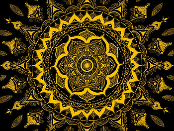 Mandala, flower pattern, abstraction HD wallpaper