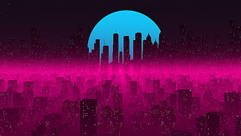 Vapor Synthwave Retro City , retrowave, synthwave, artist, artwork, digital-art, artstation HD wallpaper