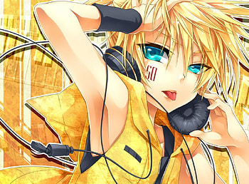Kagamine Len, anime, guy, boy HD wallpaper