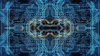 Technology Blue Circuit Board Technology HD wallpaper