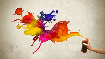 3d Paint Splatter - Viewing Gallery HD wallpaper