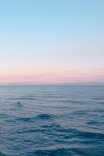 Nature, Waves, Horizon, Faded HD phone wallpaper
