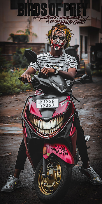 Monster Bike(joker), motorcycle, joker HD phone wallpaper