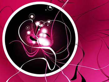 Abstract Twirl, pink, white, black, circle, abstract, ring, twirl HD wallpaper