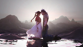 Aerith Gainsborough And Cloud Strife Final Fantasy Xv , aerith-gainsborough, final-fantasy-xv, final-fantasy, games HD wallpaper