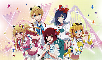 Oshi no Ko Anime Vibrant Showcase HD wallpaper