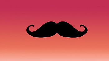 Galaxy Mustache, Funky , Vibrant colors, Unique backgrounds HD wallpaper