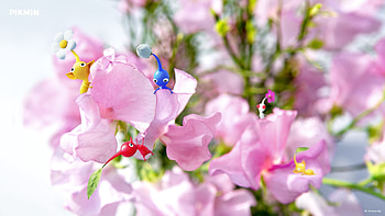 Pikmin Among Blossoms —, Pikmin HD wallpaper