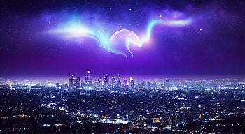 City Skyline, skyline, city, artist, artwork, digital-art, deviantart HD wallpaper