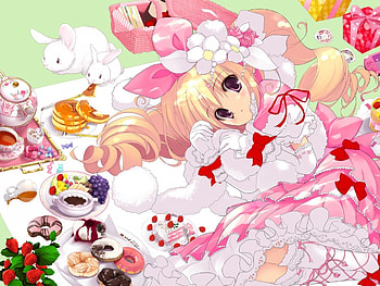 Sweet In Pink, sweet, pink, anime, nice HD wallpaper