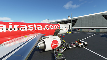 AirAsia, Singapore to Kuala Lumpur, Avsim screen shots, Travel community HD wallpaper