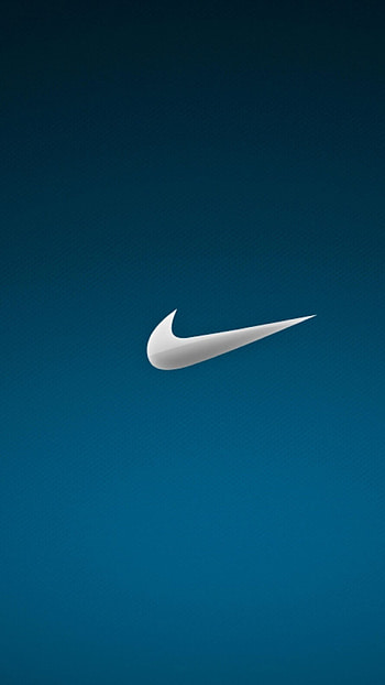 Nike Logo, Blue HD phone wallpaper