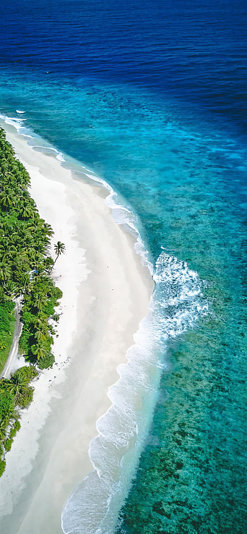 Fuvahmulah, Beaches HD phone wallpaper