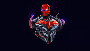 Red Hood Protector, red-hood, superheroes, supervillain, artwork, digital-art, art HD wallpaper