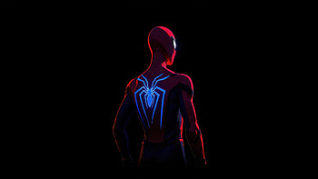 The Spectacular Spider, spiderman, superheroes, artwork, digital-art, ai, dark HD wallpaper