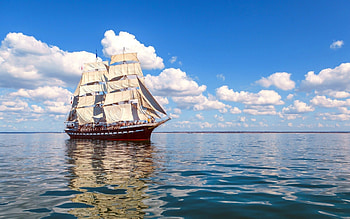 Schooner HD wallpaper