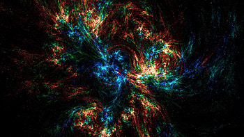 Abstract, Glare, Shine, Light, Multicolored, Motley, Nebula HD wallpaper