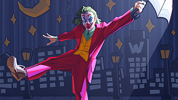 Joker Movie Illustration, joker-movie, joker, superheroes, supervillain, deviantart HD wallpaper