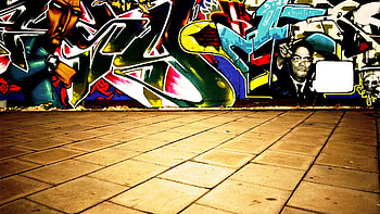 Cities, Wall, Colorful, Colourful, Graffiti, Tile HD wallpaper