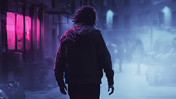 Joker Walking Alone, joker-movie, joker, superheroes, supervillain HD wallpaper