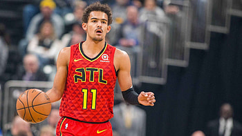 Trae Young, Bold , Eye-catching visuals, Player's journey HD wallpaper