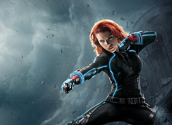 Avengers: Age of Ultron (2015), age of ultron, natasha romanoff, Scarlett Johansson, poster, avengers, actress, woman, fantasy, comics, movie, redhead HD wallpaper