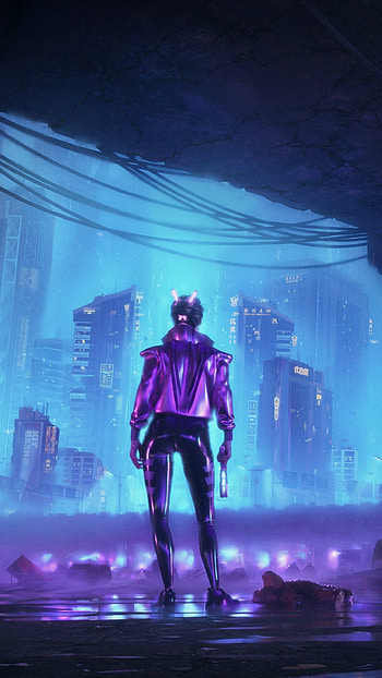 Second Life, Neon nights, , Samsung Galaxy HD phone wallpaper