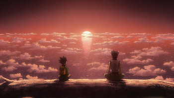 The View from the World Tree | Hunter x Hunter | Gon and Ging | Ending Scene, Hunter x Hunter, Gon css, Anime HD wallpaper