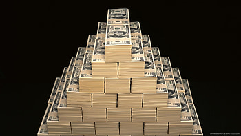 Money Pyramids HD wallpaper