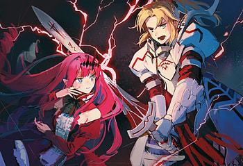 Saber of Red (Fate/Apocrypha), Yousei-kishi Tristan, Anime, Fate/Grand Order HD wallpaper