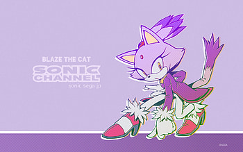 Blaze The Cat, Sonic, Video Game, Sonic The Hedgehog, Sonic Channel HD wallpaper